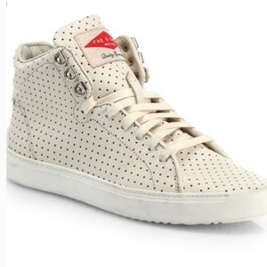 Rag & Bone Kent Perforated Leather High Top Sneaker